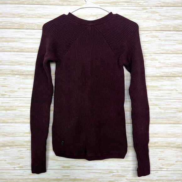 Lululemon The Sweater The Better Knit Sweater Heathered Bordeaux Drama - Picture 7 of 8
